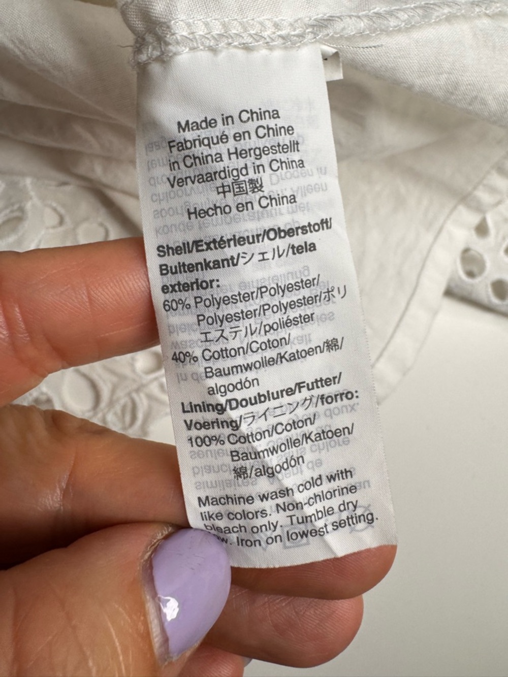 J. Crew White Eyelet Tiered Popover Dress - Picture 10 of 13